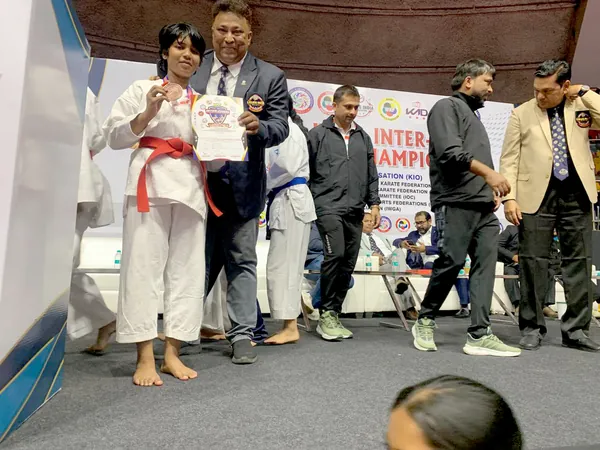 ALL INDIA INTER-SCHOOL KARATE CHAMPIONSHIP cover photograph